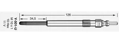 Produktbild von Ngk Glühkerze  4187
