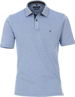 Produktbild von CASAMODA Herren Poloshirt Kurzarm Regular-Fit Mittelblau M