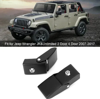 Obrázok produktu pre 2 ks sady zámkov kapoty s kľúčom, vhodné pre Jeep Wrangler 2007–2017