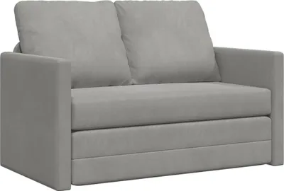 Produktbild von VidaXL 353957, Grau, Schaum, Metall, Polyester, 1220 mm, 2040 mm, 550 mm