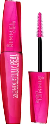 Immagine prodotto di Rimmel London Wonder'Fully Real Keratin Mascara 001 Black Mascara per ciglia più lunghe e incurvate 11 ml