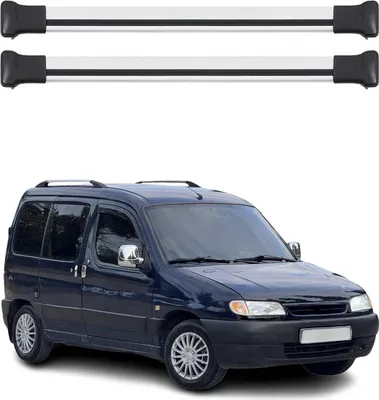 Obrázek produktu pro Příčné střešní nosiče pro Citroen Berlingo 1996-2008 Hliník Šedá