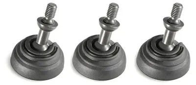 Immagine prodotto di Gitzo GSF50 Treppiede con piedini in gomma da 50 mm, argento  Argento, taglia unica