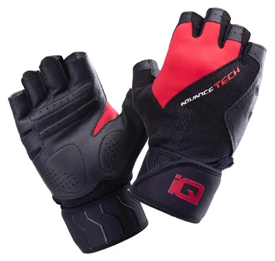 Immagine prodotto di IQ - Guanti senza dita da uomo, modello "Ibro" IG3178 (taglia L), colore nero/rosso