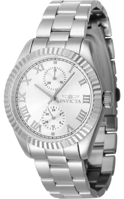 Obrázok produktu pre Invicta Specialty 47435 Dámske Hodinky - Quartz Hnutie - Nerezová Oceľ so Strieborným Ciferníkom - 36 mm
