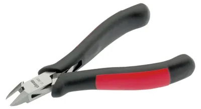 Produktbild von Cimco 10 0802, Diagonale Zange, Schockresistent, PolyurethanKunststoff, Stahl, Kunststoff, Schwarz, Rot, 120 mm