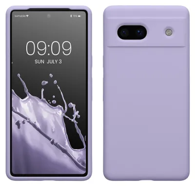 Produktbild von kwmobile Handyhülle für Google Pixel 7a Hülle, für Pixel 7a Case - Hülle Silikon - kabelloses Laden - Lavendel