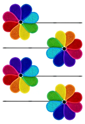 Produktbild von Windspinner für den Außenbereich - 4 Stück Windfänger für Terrasse