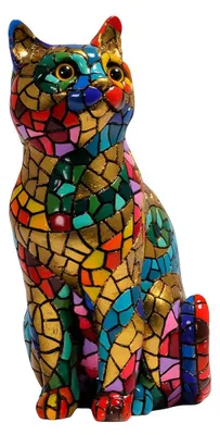 Productafbeelding van Mozaïek katbeeld, 30 cm