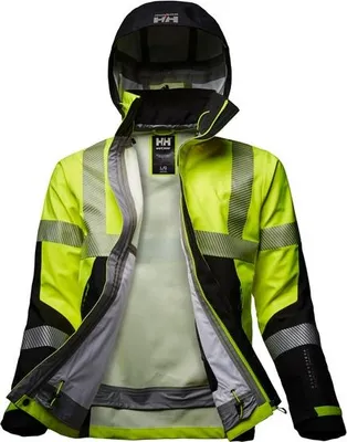 Produktbild von Helly Hansen Funktionsjacke ICU SHELL JACKET 71172, Farbe:yellow/ebony, Größe:2XL