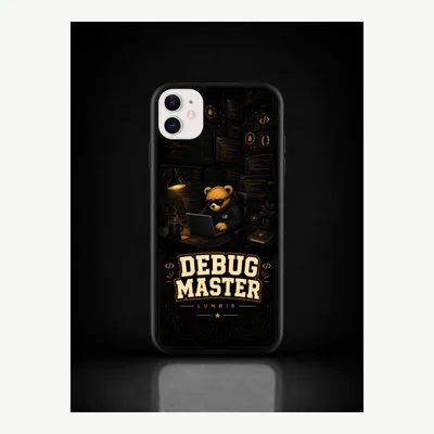 Productafbeelding van iPhone 11 hoesje, telefoonhoesje, beschermhoesje, case met debuggingsmotief – LUNØIR ©
