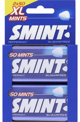 Obrázok produktu pre Smint XL Peppermint Duo Pack 2 x 35 g, 70 g, osviežujúce cukríky