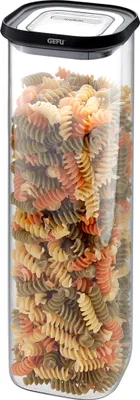 Produktbild von Gefu Vorratsdose 2.500 ml PANTRY, luftdichter Verschluss, stapelbar, Deckelfenster, mit 3 Etiketten