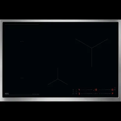 AEG 6000 Flex / Autarkes Induktionskochfeld / Hob²Hood / 80 cm OIO84B00XB Frontansicht