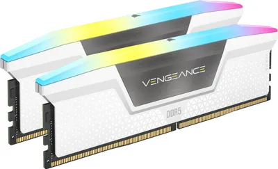 Obrázok produktu pre Corsair Vengeance RGB CMH32GX5M2B6000Z30W, 32 GB, 2 x 16 GB, DDR5, 6000 MHz, 288-pin DIMM