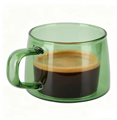 Productafbeelding van Omgoods - Borosilicaat Glazen Koffiemok van 250 ml