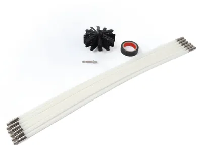 Produktbild von 9-teilige Entlüftungsreinigungsbürste, flexibles 24,6-Zoll-Trocknerrohr-Flusenreinigungswerkzeug für die Wartung