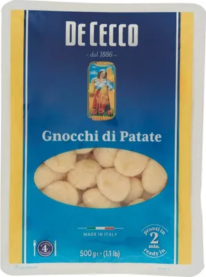 Produktbild von 20x Pasta De Cecco 100% Italienisch Gnocchi di patate Nudeln 500g + Italian Gourmet 400g