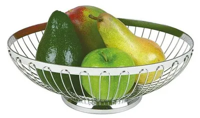 Produktbild von APS 30220 Brot- und Obstkorb, Edelstahl, Ø 20,5 cm, Höhe 8,5 cm