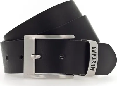 Produktbild von MUSTANG Leder Gürtel Classic Leather Belt W125 Black schwarz