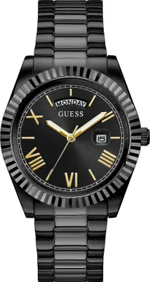 Obrázok produktu pre Guess Pánske hodinky Connoisseur z nehrdzavejúcej ocele čierne GW0265G4