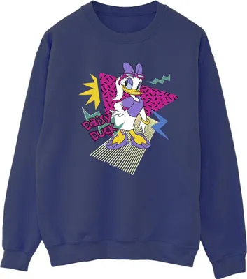 Produktbild von Disney - "Daisy Duck Cool" Sweatshirt für Damen BI28449 (L) (Marineblau)