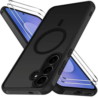 Produktbild von Hülle + 2X Schutzglas für Samsung Galaxy S26 FE MagSafe Panzerfolie Case Full 9H