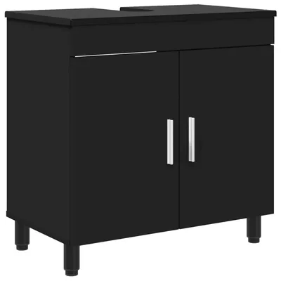 Produktbild von vidaXL Waschtisch Schwarz 60 x 35 x 60 cm Holzwerkstoff