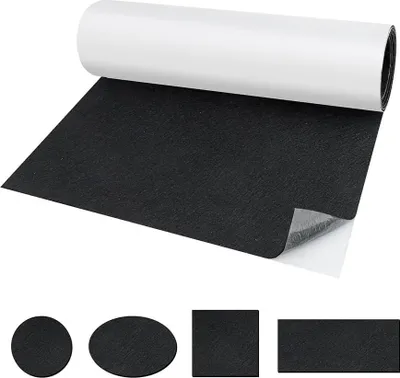 Produktbild von Selbstklebender Filzgleiter Rolle 40 x 200 cm - 2 mm dick - Zuschneidbar - Möbelgleiter für Stuhlbeine