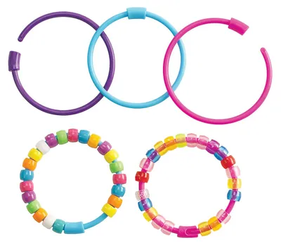 Image de Colorations - Bracelets de perles de badigeonnage avec fermoir, lot de 24