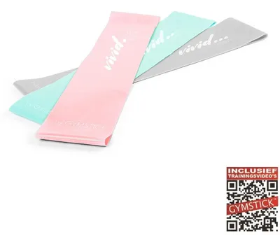 Zdjęcie produktu dla Gymstick Vivid Mini Bands – zestaw 3 mini gum do ćwiczeń oporowych
