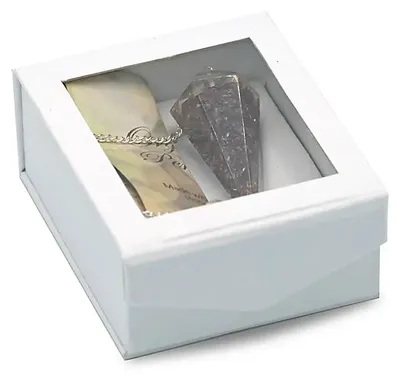Image de Orgonite Pendule Grenat Facet Cut --ensemble de 2 Pcs - 11 G; 4 cm