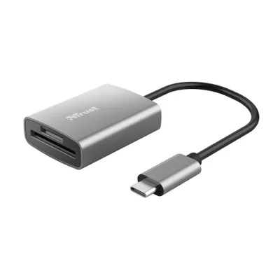 Produktbild von TRUST Trust 24136 Kartenleser USB 3.2 Gen 1 (3.1 Gen 1) Typ-C Aluminium
