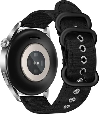 Immagine prodotto di INF Cinturino Premium in Tela da 24 mm per Suunto 9 Nero