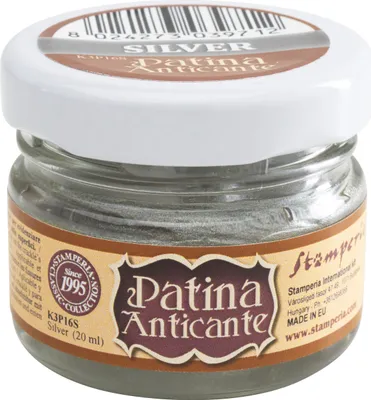 Obrázok produktu pre Stárnutie striebornej patiny 20ml - Stamperia