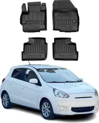 Immagine prodotto di 2013-2025 Mitsubishi Space Star tappetini TPE nero 4 pz