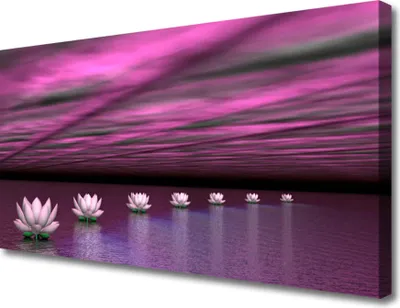 Produktbild von Tulup Leinwand-Bilder 100x50 Wandbild Canvas Kunstdruck Blumen Pflanzen