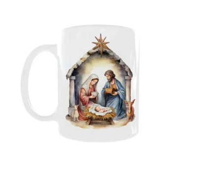 Produktbild von Becher 300ml Weihnachten Krippenspiel Jesus v6