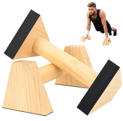 Immagine prodotto di 2 maniglie in legno per esercizi a corpo libero (calisthenics)