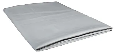Produktbild von Nyks Baumwoll-Bettlaken 160x240 cm Grau ohne Gummi