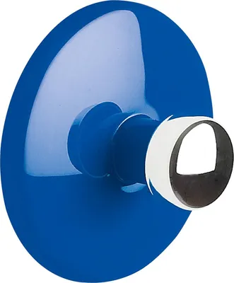Produktbild von Spirella Bowl, Drinnen, Handtuchhaken, Blau, Acrylnitril-Butadien-Styrol (ABS), Klebestreifen, Rund