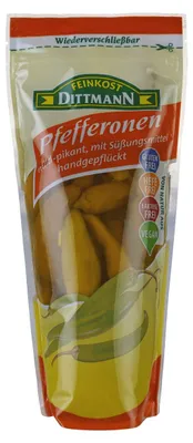 Produktbild von Feinkost Dittmann Pfefferonen mild, 5er Pack (5 x 500g)