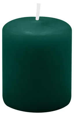 Produktbild von Stumpenkerzen 60 x  Ø 50 mm, Dunkelgrün, 16 Stück
