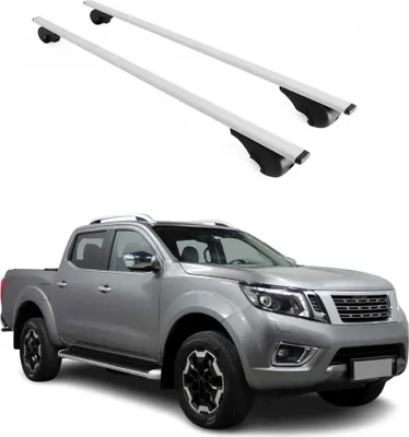 Produktbild von Dachträger Grundtäger für Nissan Navara 2004-2025 75kg Metall Silber 2 tlg