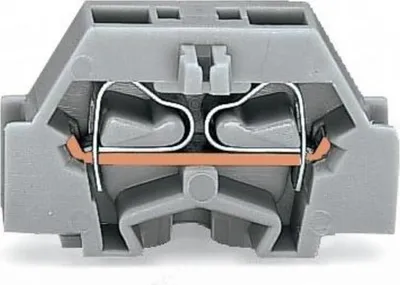 Image de Borne à 2 conducteurs 0,08-2,5 mm² grise - Bornier 1 pôle 261-301