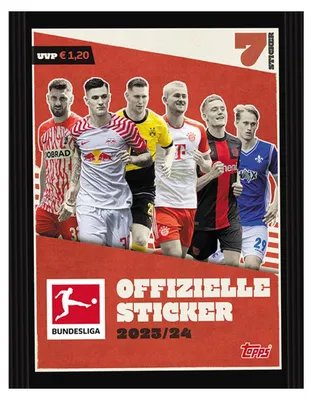 Produktbild von Topps Bundesliga Sammelsticker 2023/24 - 1 Tüte