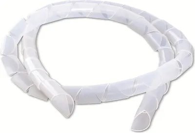 Obrázek produktu pro Spirálová hadice QUADRIOS, 2111C141, bílá, PE, 3 až 25 mm, 10 m