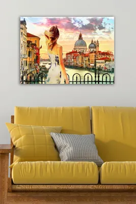 Produktbild von Wallity, 1075749767- TCR1635, Bunt, Leinwandbilder, 50 x 70 cm, 100% Leinwand