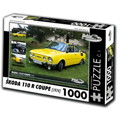Zdjęcie produktu dla Puzzle nr 01 - ŠKODA 110 R COUPE (1974) 1000 elementów