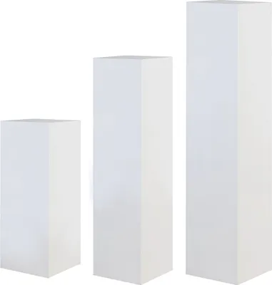 Obrázek produktu pro Sloupek Gilde, "Solid", sklolaminát, polystyren, bílý,Polyuretan1, d. 27 cm, š. 27 cm, v. 100 cm 79928